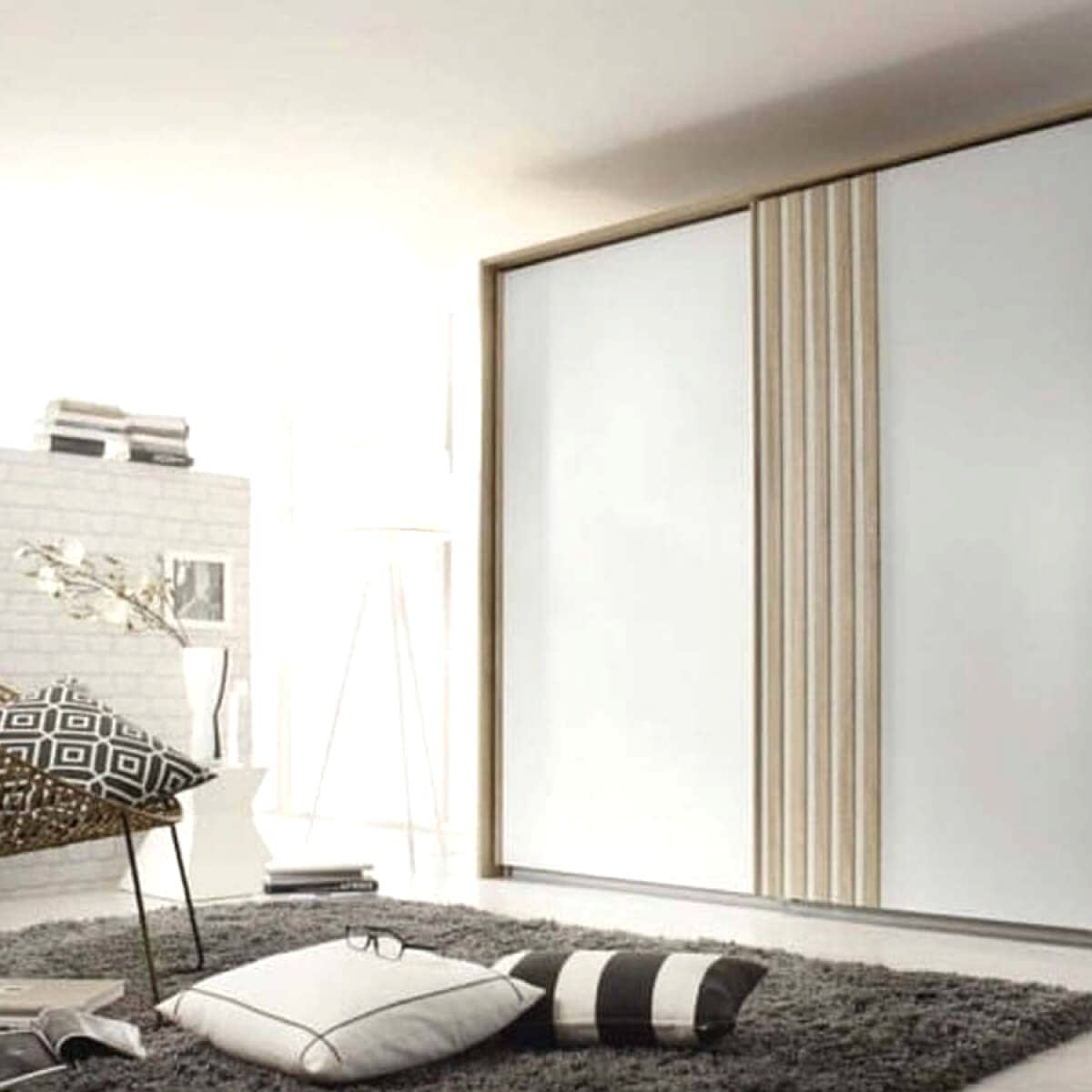 White Sliding Wardrobe