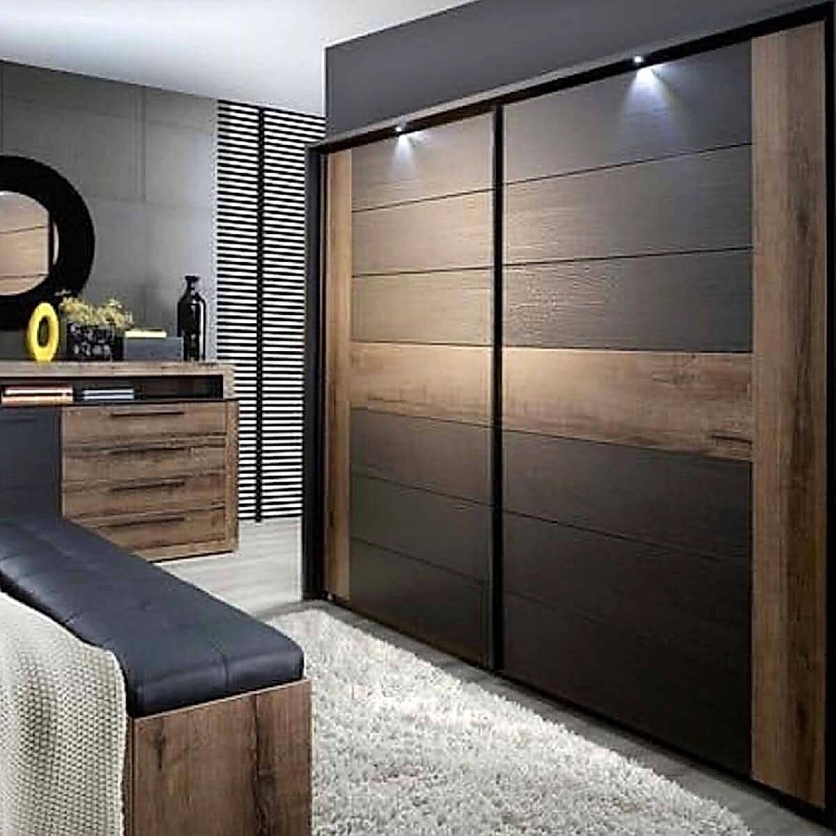Sliding Light Wardrobe